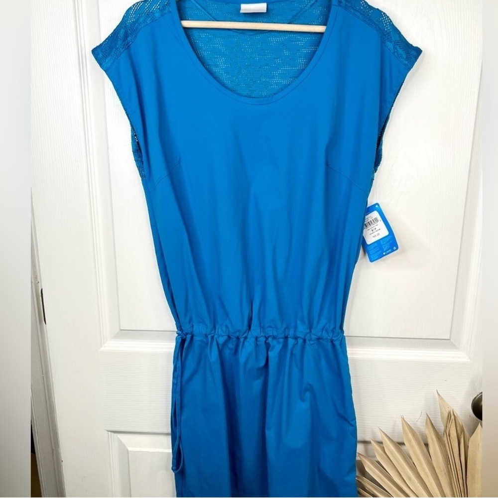 Elegant Blue Midi Dress